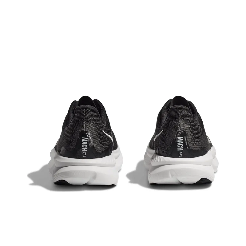 HOKA ONE ONE Mach 6 Wide 'Black White' Women's-4