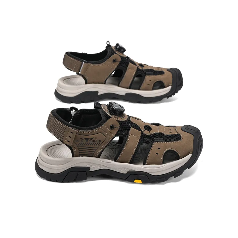 G.N.SHIJIA River Trekking Shoes Men Black/Khaki-15