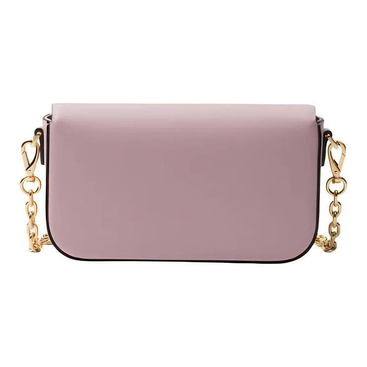 PRADA Saffiano Leather Handbag Shoulder Bag Mini Women's Dark Pink-2