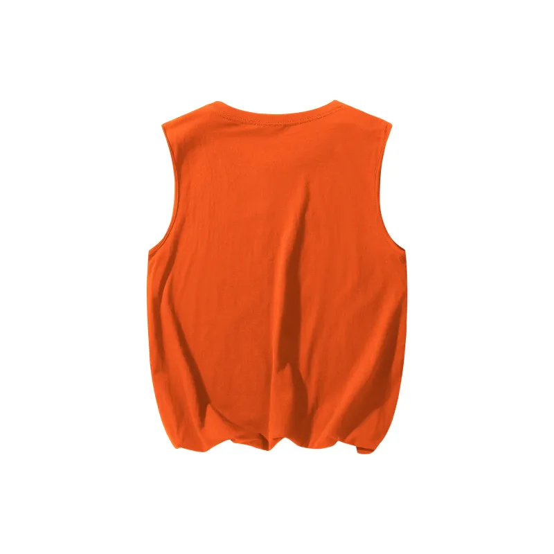 Warrior Tank Tops Unisex Orange-17