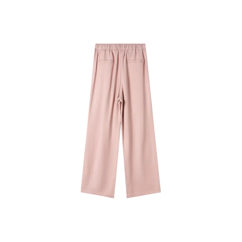 H YXIANG Casual Pants Women's Pink-1