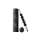 [Extended Length+Feather Massage Roller+Fascia Ball]Galaxy Gray · Waterdrop Texture