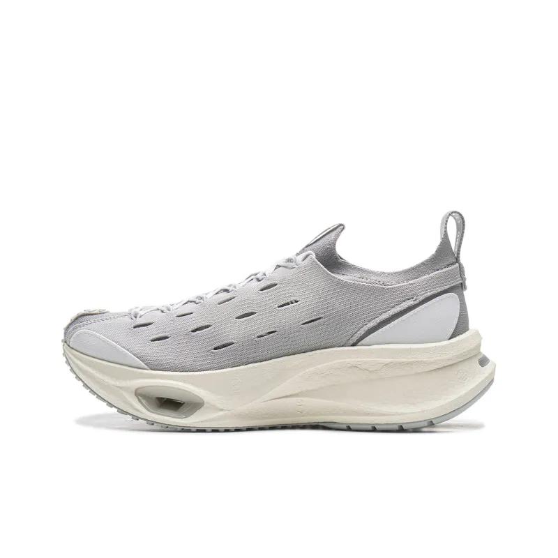 LiNing Cushioning Wear-Resistant Low-Top Casual Running Shoes Unisex Gray-0