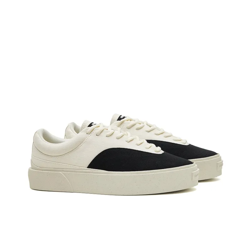 EQLZ EQUALIZER Fault 22 LO Low Top Skateboard Shoes Unisex White Black-2