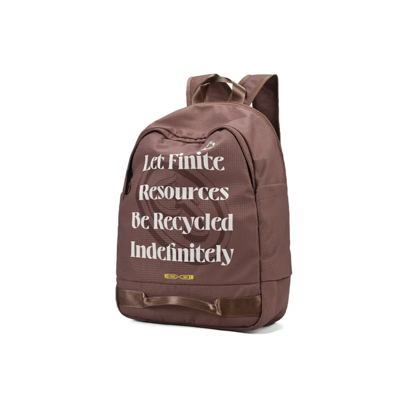 FINITE LOOP Recycled Material Backpack Unisex Ecru-7