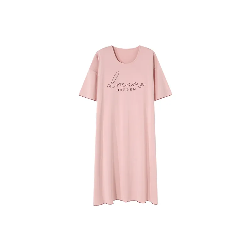 The Story Of The Flower Season Nightgown Women's Pink-0