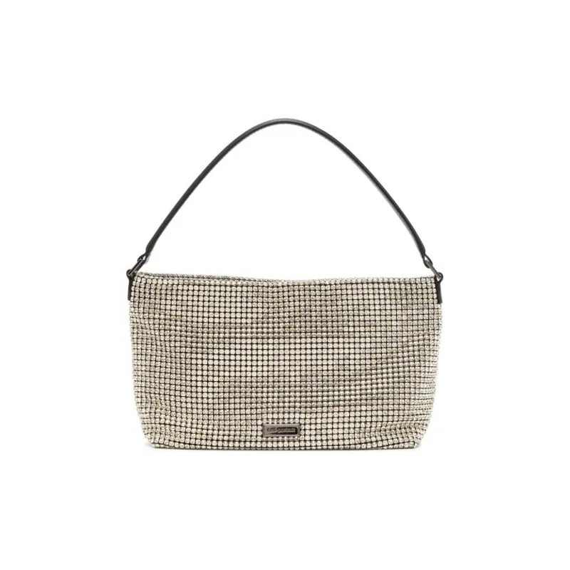 Self portrait Medium Chainmail Shoulder Bag-0