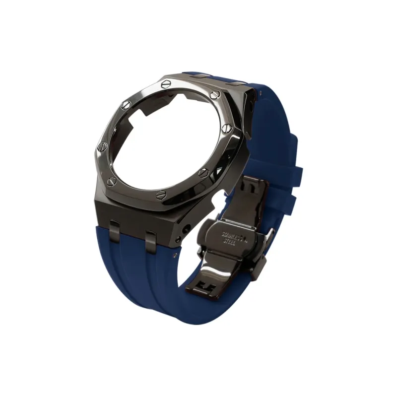 Keppot Compatible With Farmhouse Oak GA 2100 GA 2110 GA B2100 Modified Metal Strap Watch Case Unisex-22