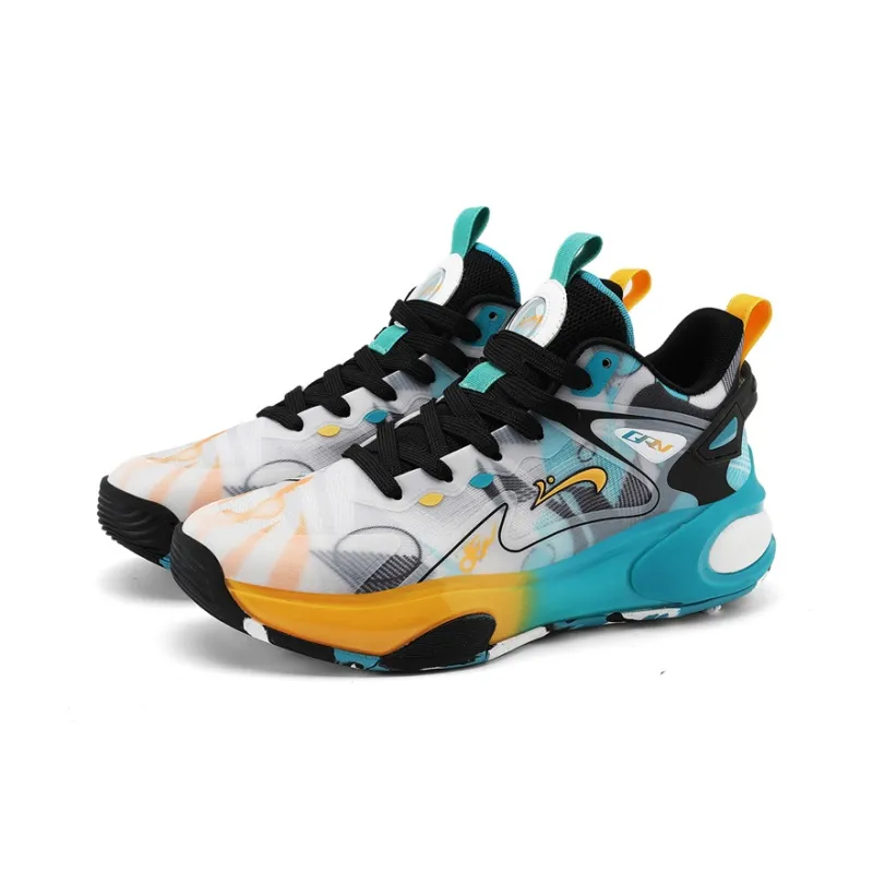 K-bird Grip Impact-Resistant Breathable Mid-Top Basketball Shoes Men's-3