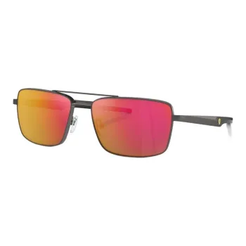 Ferrari Metal Aviator Sunglasses Unisex Black