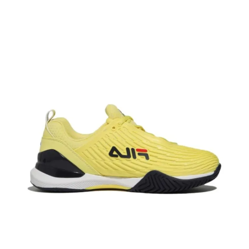 FILA Breathable Low Top Tennis Shoes Unisex Yellow-1