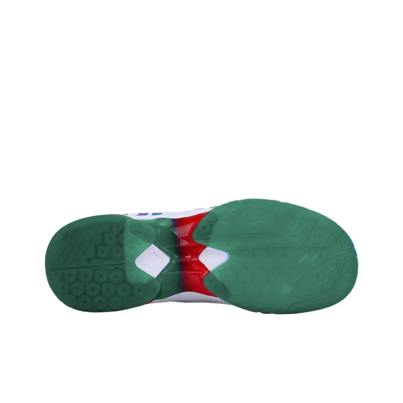 KUMPOO Badminton Shoes Unisex Low Top White/Blue-5