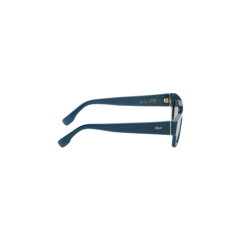 Retrosuperfuture Acetate Irregular Shape Sunglasses Men's Blue-1