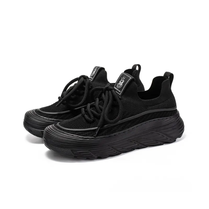 Skate Park Height Increasing Wear-Resistant Low-Top Running Shoes Men's-2