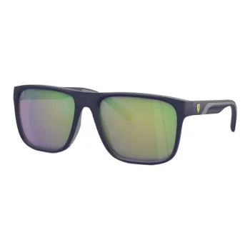 Ferrari Injection Irregular Shape Sunglasses Unisex Blue