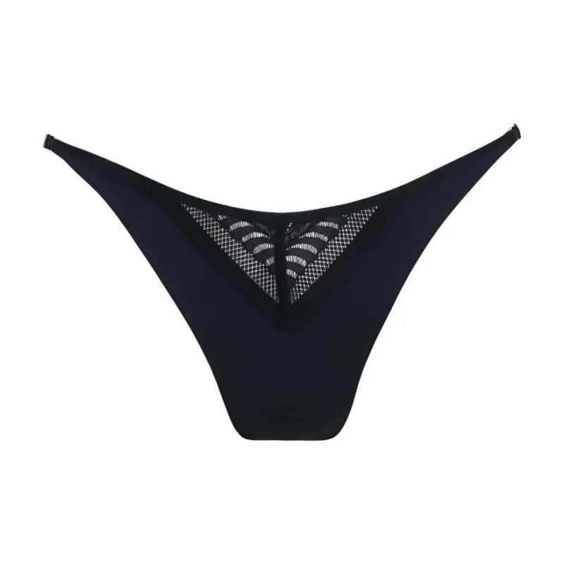 CK/Calvin Klein HIGH LEG TANGA Underpants Europe Version Women's 1 Pack Black-0