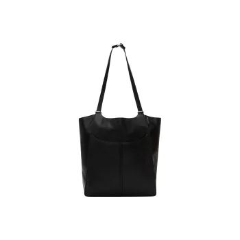 CALVIN KLEIN Synthetic Material Shoulder Bag Large Size Women's Space Black