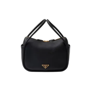 PRADA Leather Handbag Women's Black
