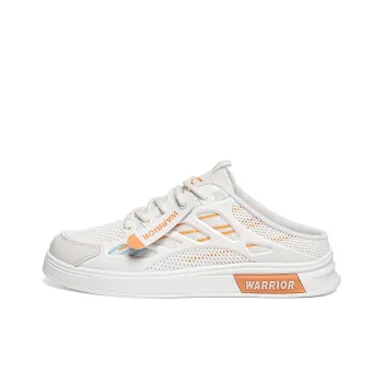 Warrior Wing Series Slip Resistant Low Top Skateboard Shoes Men's Beige Orange