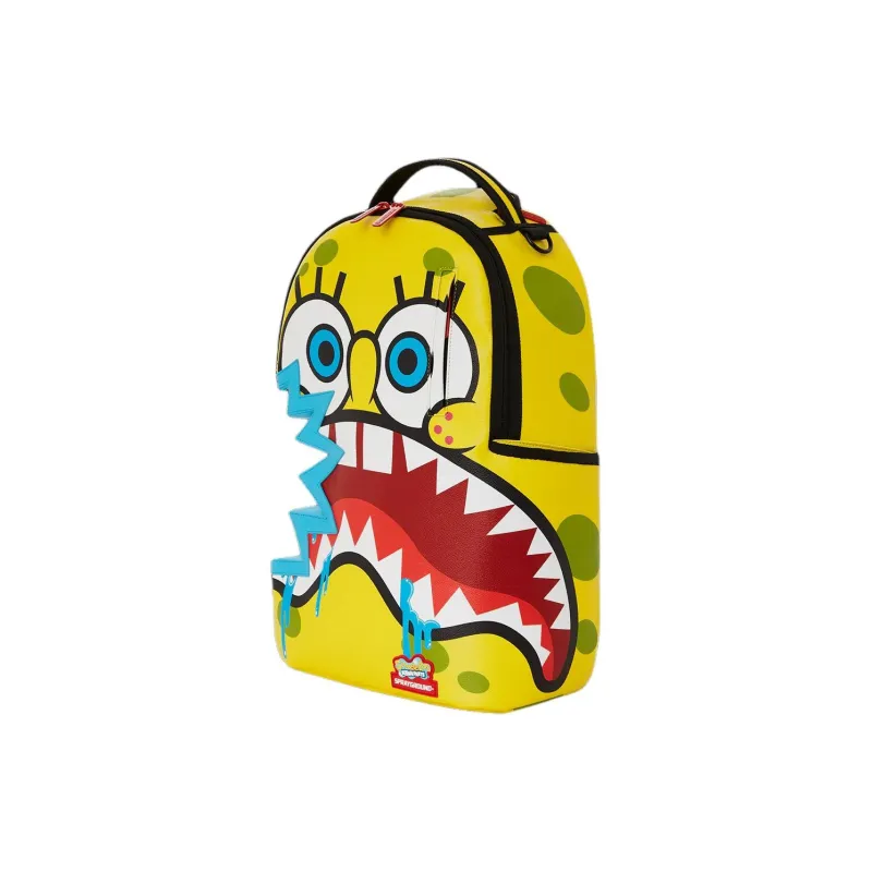 SPRAYGROUND Faux Leather Backpack Unisex Yellow-1