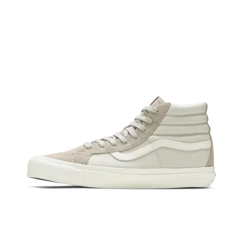 Vans SK8 HI Skateboard Shoes Unisex High-Top Feather Gray