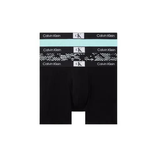 CK/Calvin Klein BOXER BRIEF 3PK Underpants Europe Version Men's 3 Pack Multicolor