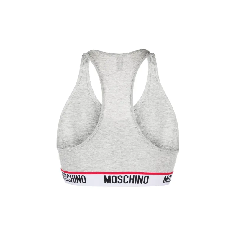 MOSCHINO Logo-tape Sports Bra-1