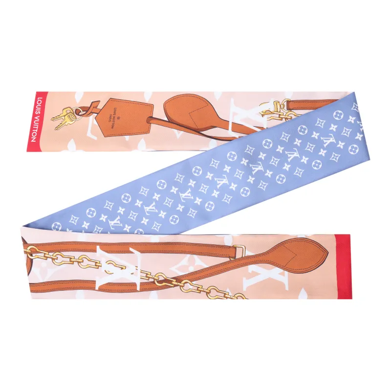 LOUIS VUITTON Mulberry Silk Silk Scarves Women's-1
