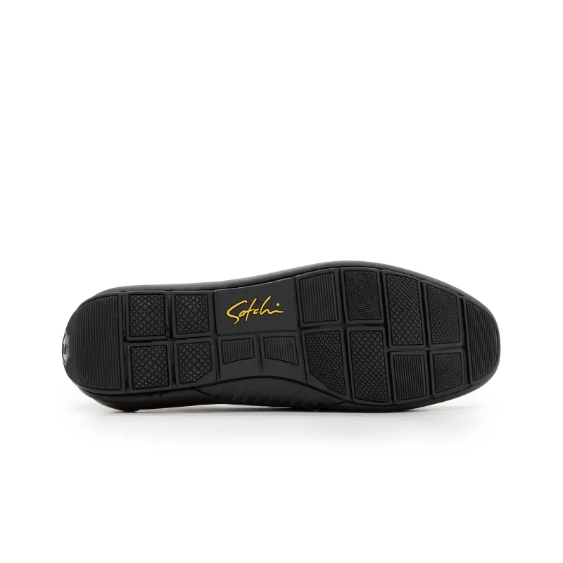 Satchi Casual Slip on Loafers Men's Brown-5