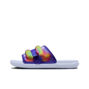 Jordan Super Play Slip Resistant Odor Resistant Slide Slippers Men's Purple White