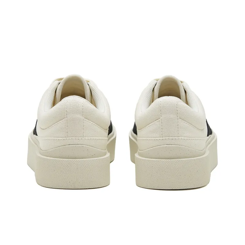EQLZ EQUALIZER Fault 22 LO Low Top Skateboard Shoes Unisex White Black-5