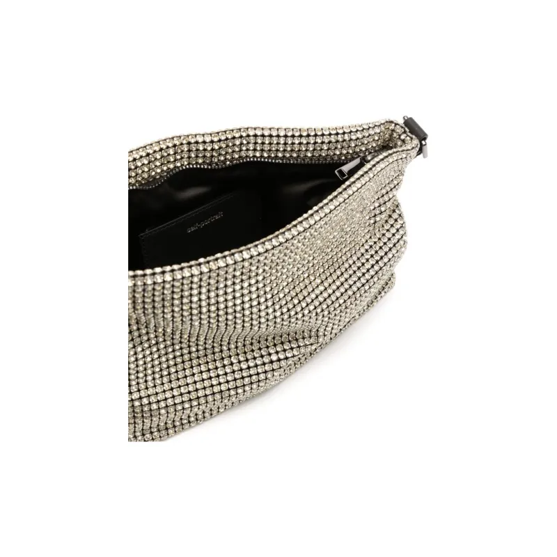 Self portrait Medium Chainmail Shoulder Bag-2