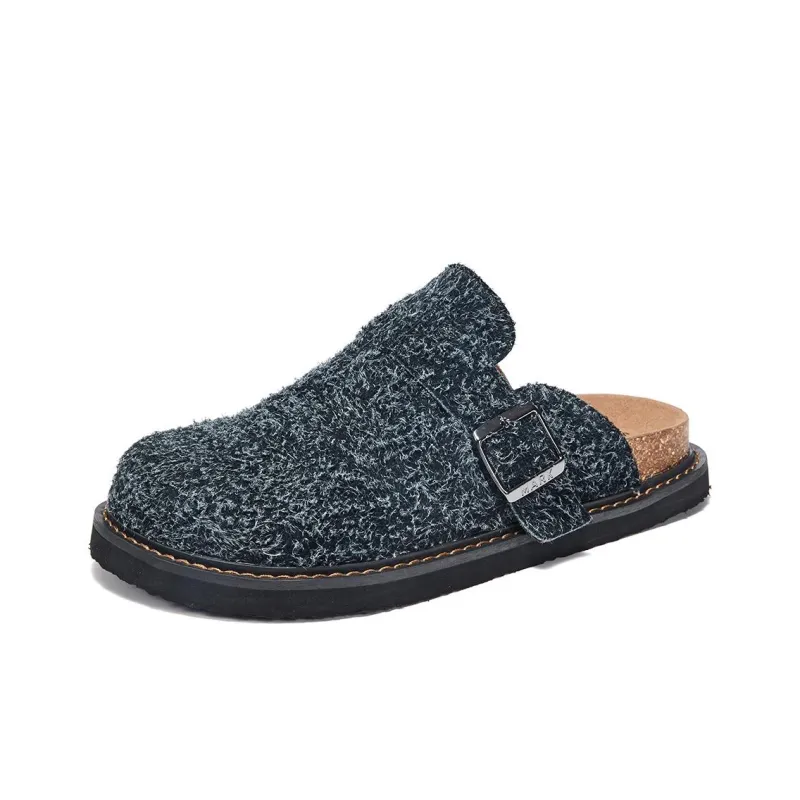 FAIRWHALE EVA Abrasion Resistant Wrap toe Slippers Unisex Dark Blue-1