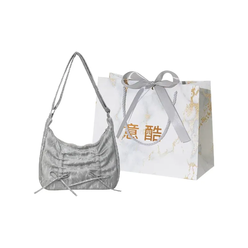Cool Pu Portable Crossbody Bag, Shoulder Bag Women's Ecru/Silver/Black/Pink-4