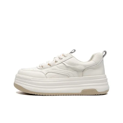 ZHR Small White Shoes Lightweight And Breathable Low Top Skateboard Shoes Women's