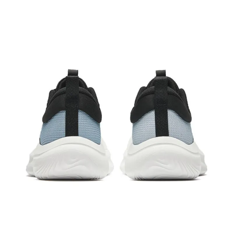 Anta Breathable Lightweight Low Top Casual Running Shoes Men's White Black Blue-3