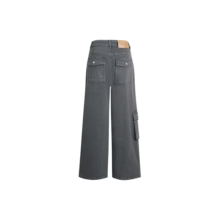 LIUREGALI Jeans Women's Gray-1