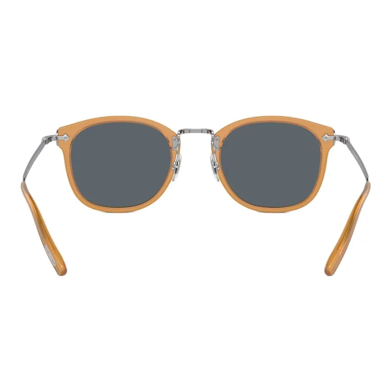 Oliver Peoples Acetate Metal Acetate Square Sunglasses Men's Brown-5