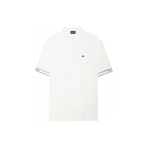 EMPORIO ARMANI Polo Shirts Men White