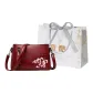 Burgundy+Shopping Bag