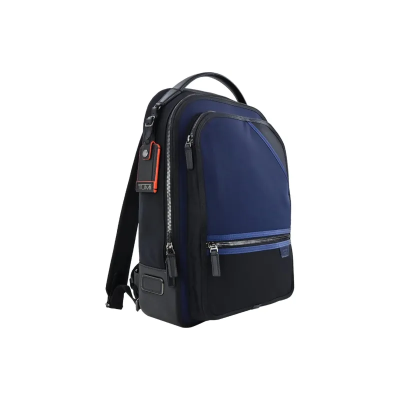 TUMI TUMI Harrison Elastic Nylon Backpack Men's Navy-2