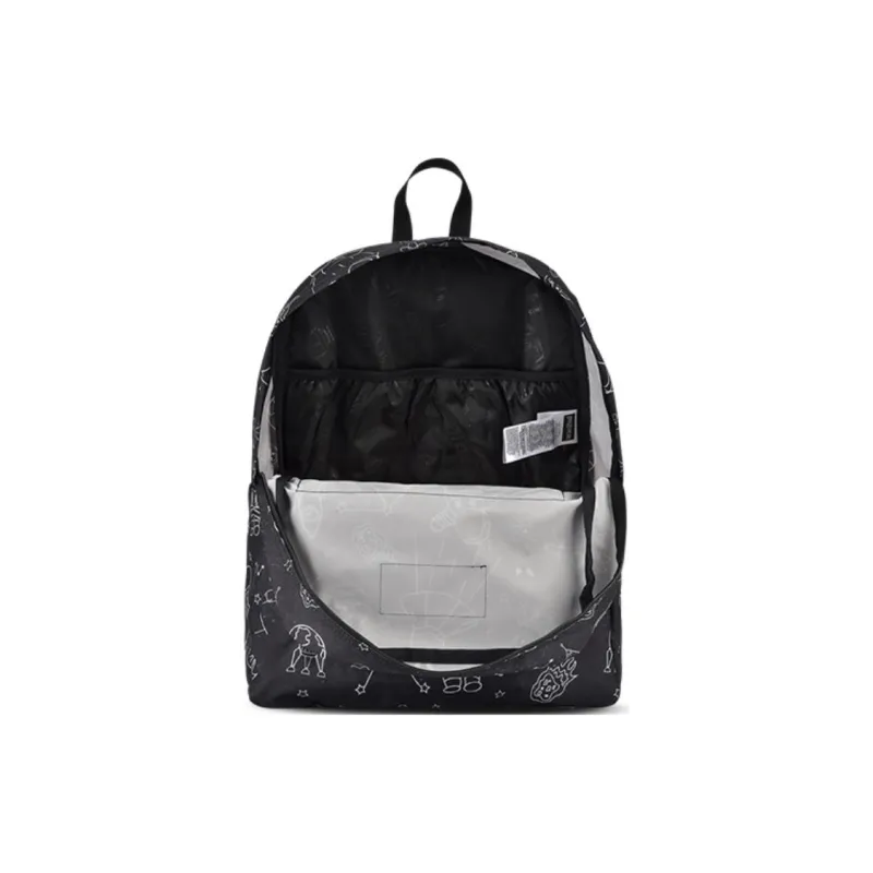 JanSport Fabric Backpack Regular Unisex Black-4