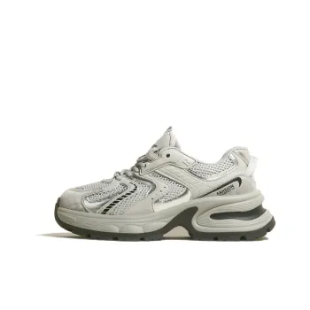 CHENTER KATER Cushioning Anti Slip And Wear Resistant Mid Top Chunky Sneakers Women's Matte Grey