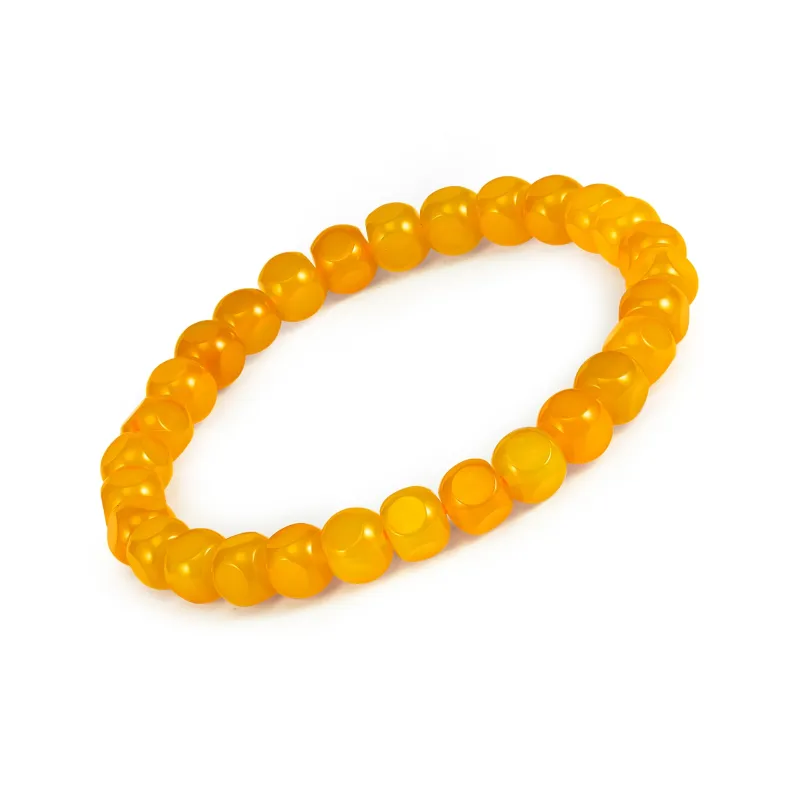 Bluish Reverie Colored Glaze Jade Bracelets Unisex-3