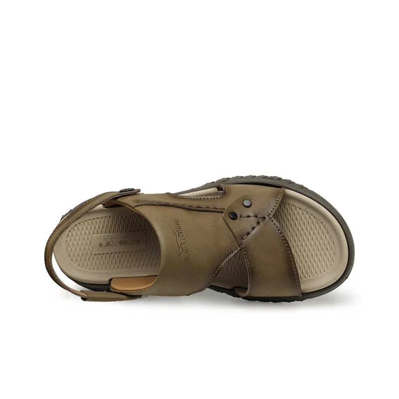 G.N.SHIJIA Beach Sandals Men Black/Khaki-10