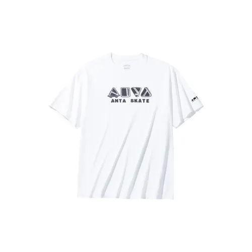 ANTA T-Shirts Men Snowflake White