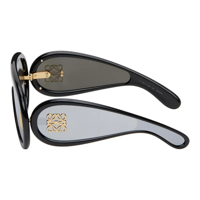 LOEWE Irregular Shape Sunglasses Men's Black-0