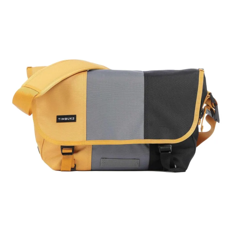 Timbuk2 Canvas Canvas Bag Messenger Bag Shoulder Bag Crossbody Bag Medium Size Unisex Yellow/Black/Gray-0