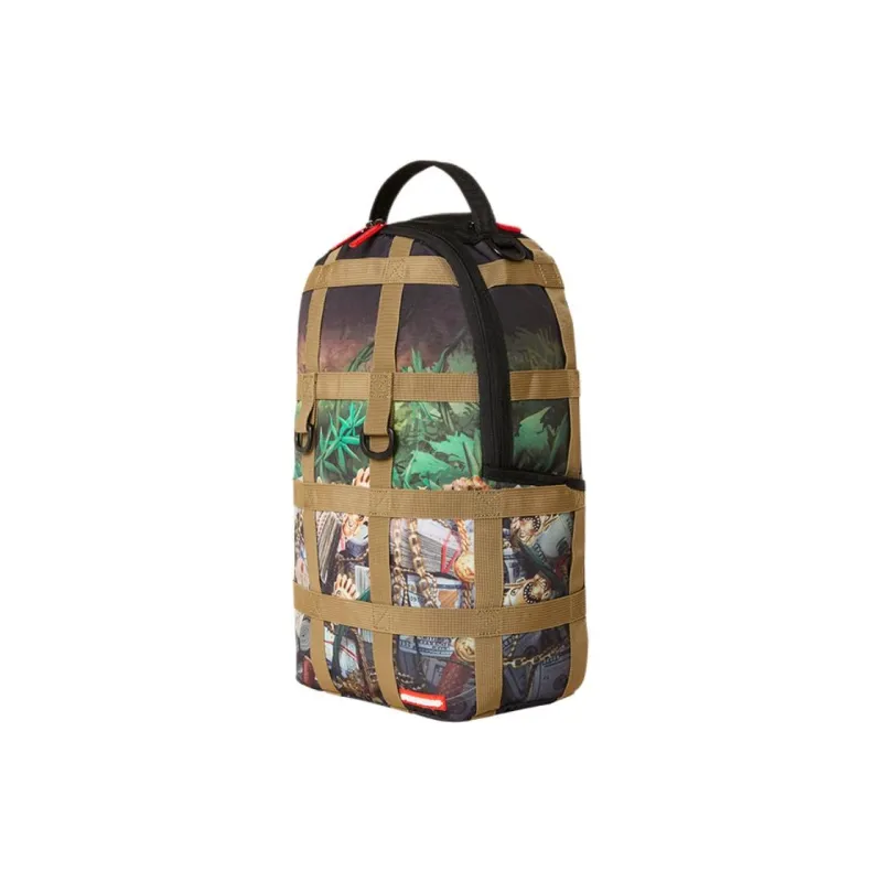 SPRAYGROUND Faux Leather Backpack Unisex Brown-1