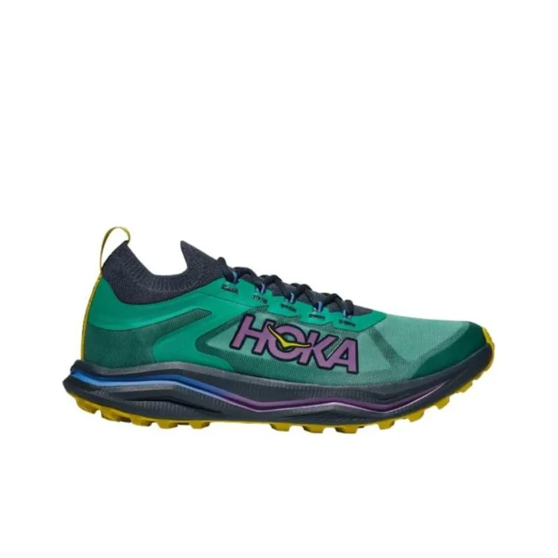 HOKA ONE ONE Zinal 2 Durable Breathable Low Top Running Shoes Women's Green-1